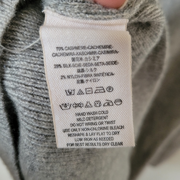 Free People Cashmere Silk Too Little Too Late Dolman Ribbed Sweater - Picture 6 of 6